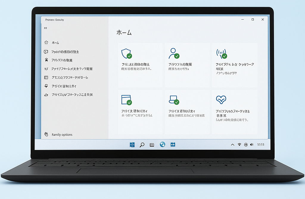 セキュリティ設定