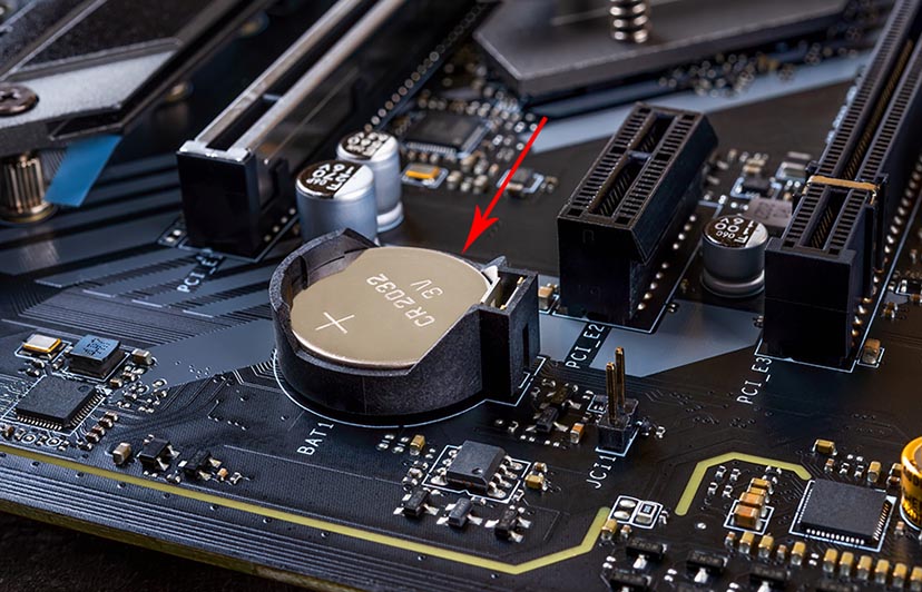 ボタン電池交換