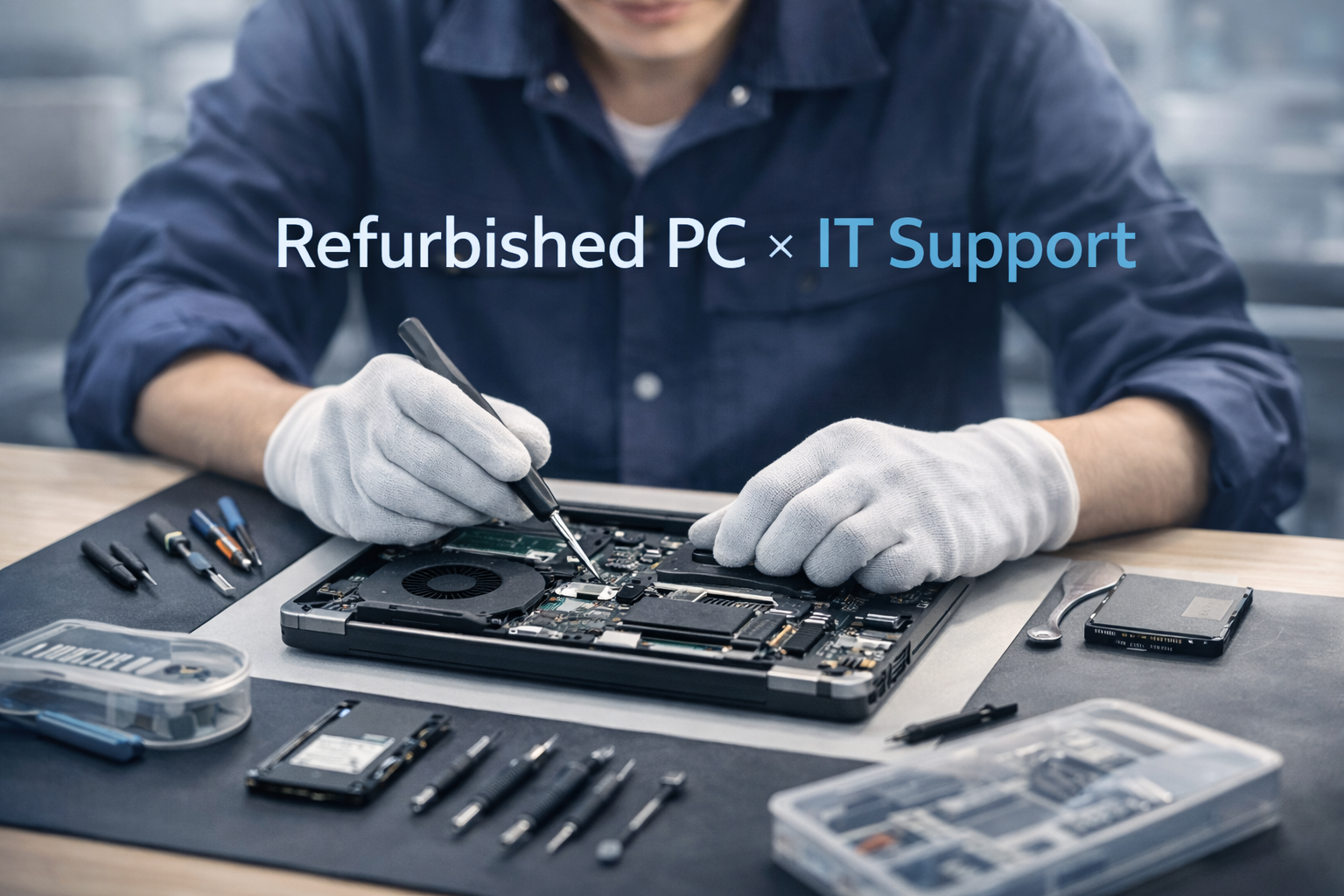 再生PCとIT保守サービスのイメージ